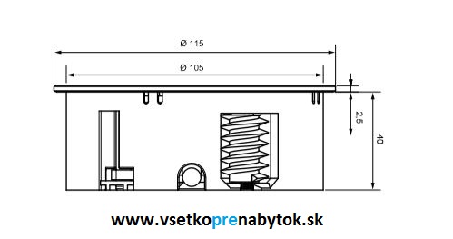 Elektrická zásuvka TWIST, USB