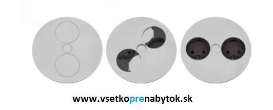 Elektrická zásuvka TWIST, USB