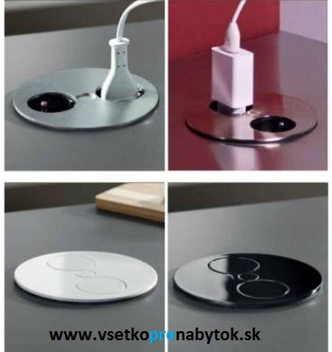 Elektrická zásuvka TWIST, USB