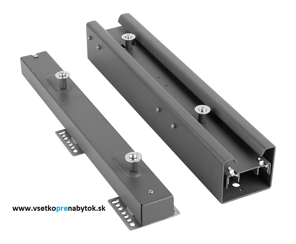Potravinový kôš STRONG 400mm, 1560/1890mm, 5x polica