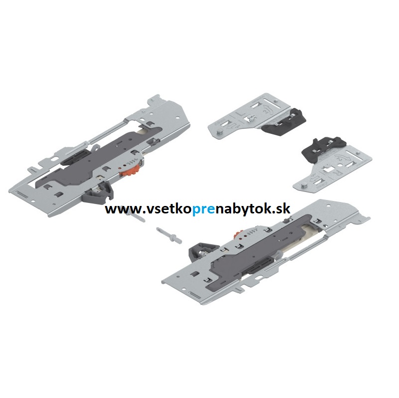 Súprava "S0" TIP-ON BLUMOTION pre korpus. lištu 40 kg