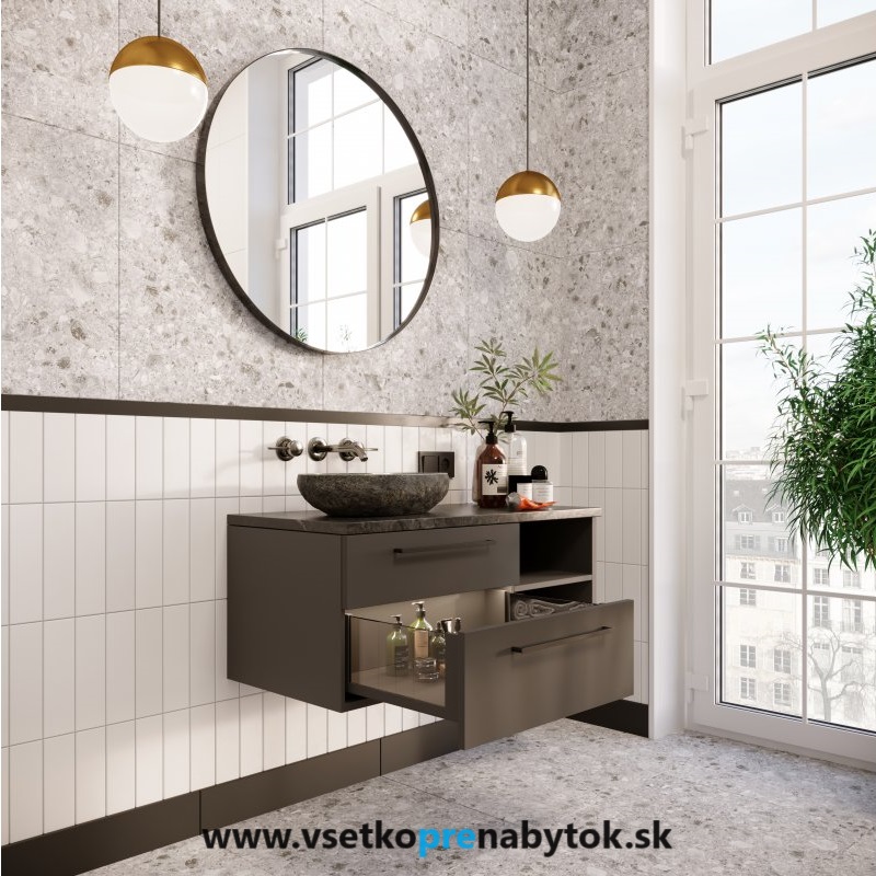 Zásuvka AXIS PRO GLASS "B", výška H-116mm