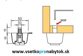 Klzák ø 50 mm s rektifikáciou