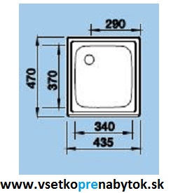 Nerezový drez TOP EE 4x4