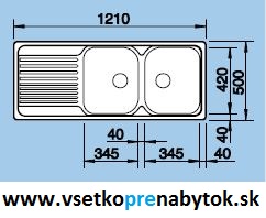 Nerezový drez TIPO 8 S