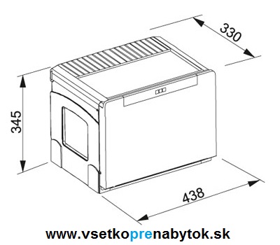 Výsuvný smetný kôš CUBE 50/3, šírka 500 mm