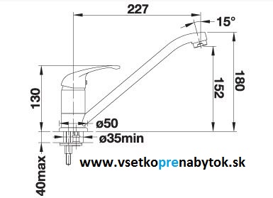 Vodovodná batéria DARAS