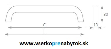Úchytka UMBERTO 448/460