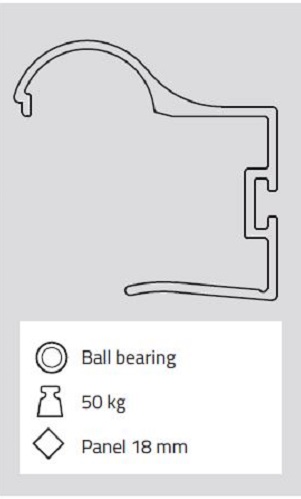 Úchytový profil ERGO