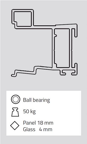    Úchytový profil COTE
