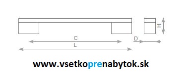 Úchytka ROCATA 160/203 mm