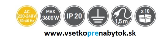 Rohová elektrická zásuvka GTV + USB
