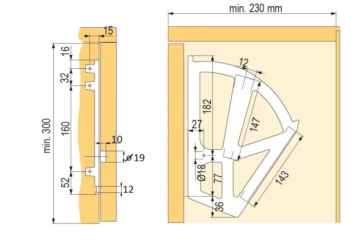 Botníkové kovanie - 2 dielne