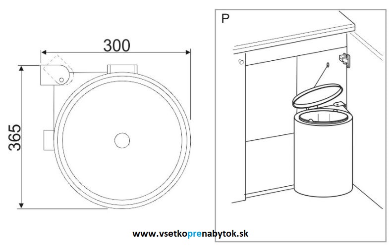 Smetný kôš STARAX 2251