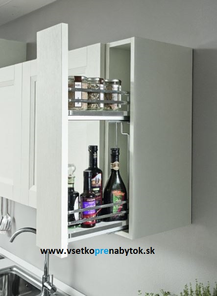  Výsuvný kôš VIBO GALAXY pre horné skrinky, 2x polica 
