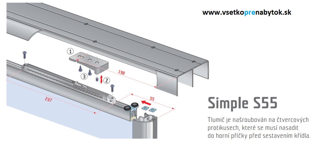 SOFTCLOSE Simple S55