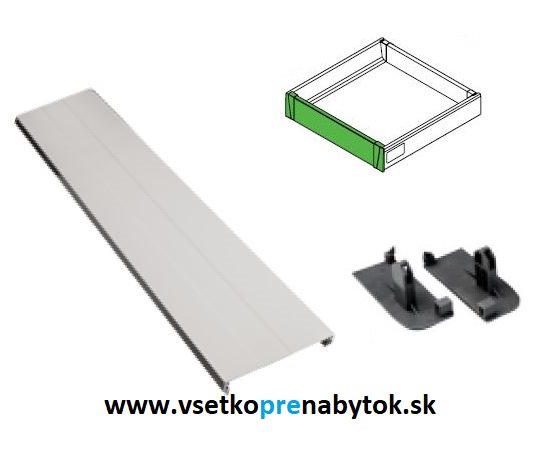 Čelo pre vnútornú zásuvku Premium-Box H-86 mm, nízke