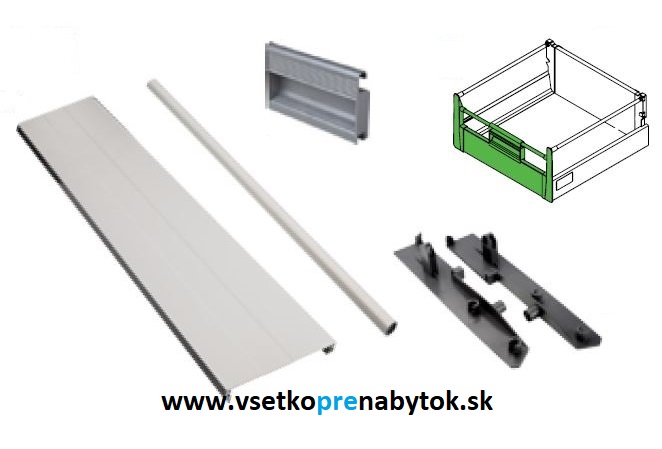 Čelo pre vnútornú zásuvku Premium-Box, vysoké