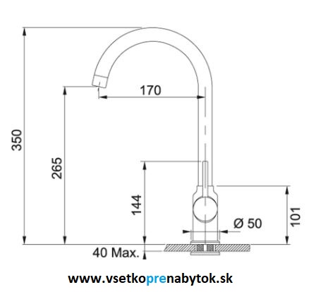 Franke vodovodná batéria FP 9000.xxx
