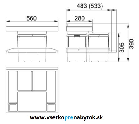  Sorter TROLLEY Vario 60