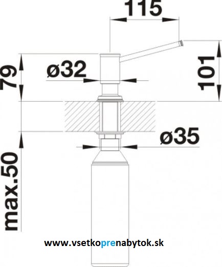 BLANCO dávkovač saponátu LIVIA
