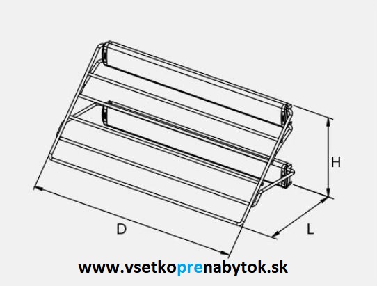 Výsuvný vešiak na nohavice