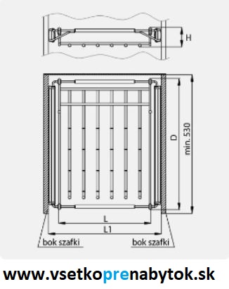 Výsuvný vešiak na nohavice