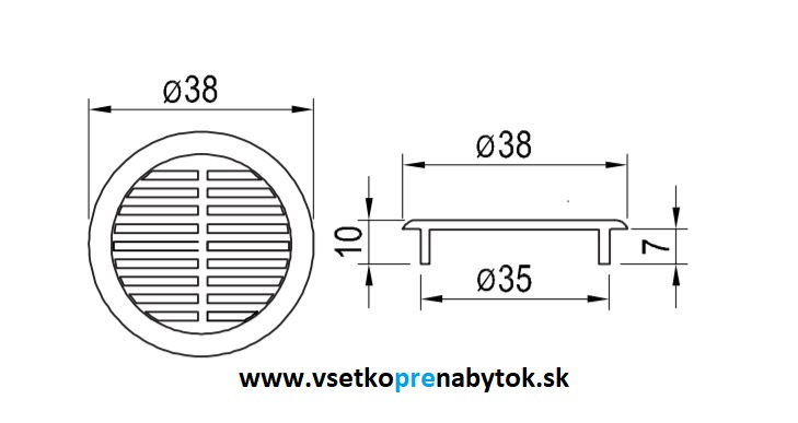 Vzdušník, fi 35 mm