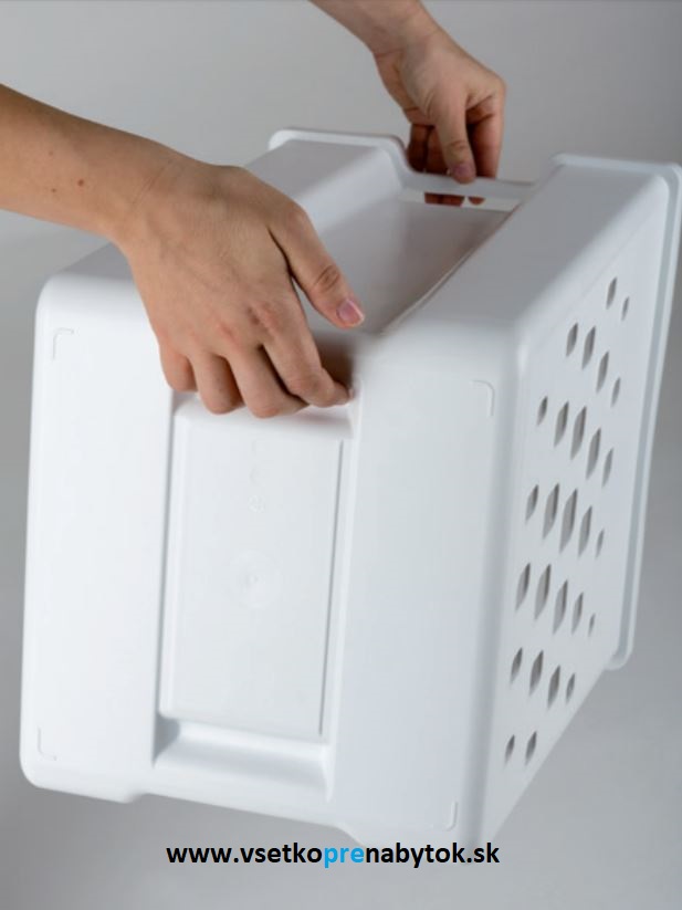   Výklopný kôš na prádlo, plast, šírka 500mm