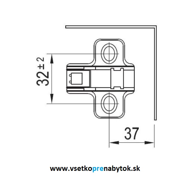 Montážna podložka STRONG - klip, H0