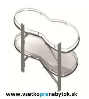 Výsuvné police pre slepý roh SECRET 500 mm