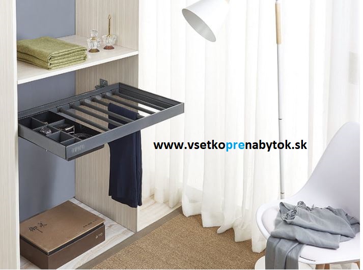 Vešiak na nohavice + organizér WB-664, šírka 800 mm