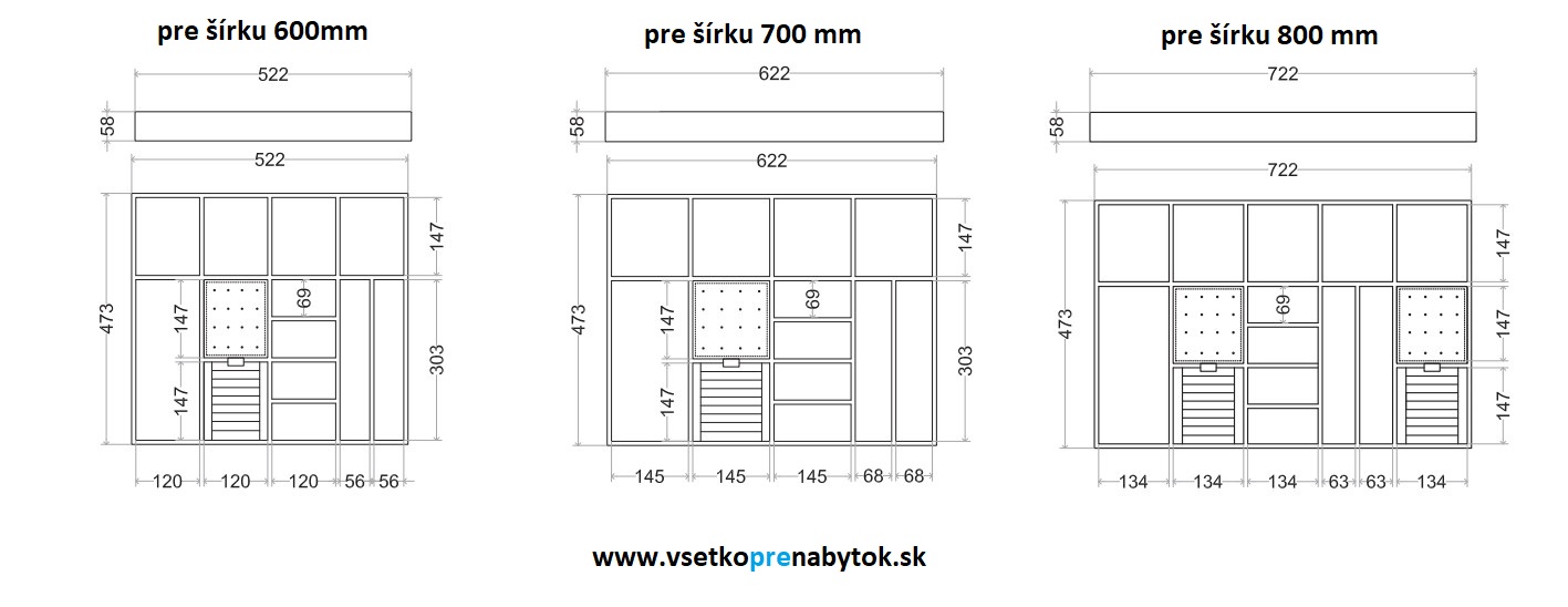  Organizér do zásuvky na šperky