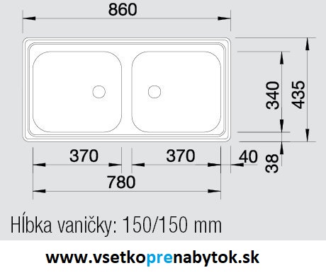 Nerezový drez TOP EZ 8x4