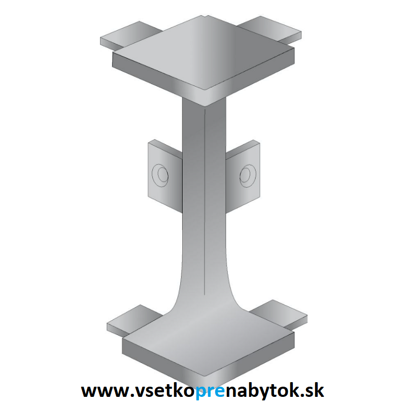 Vonkajší roh 90° k profilu GOLA "C" - kovový