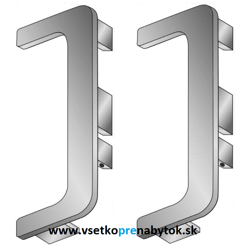 Záslepka profilu GOLA "C" - kovová