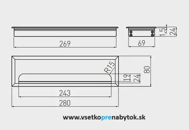 Káblová prechodka MERIDA 280