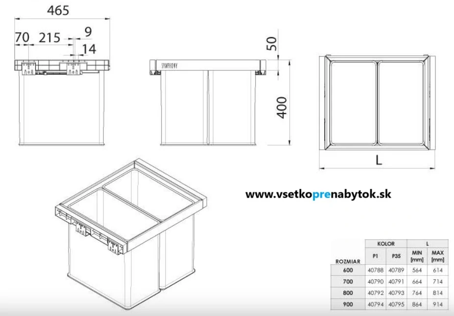 Kôš na bielizeň WB-676