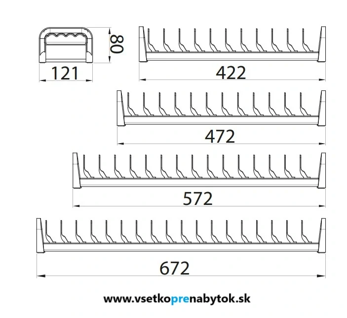  Držiak na taniere WS-1102