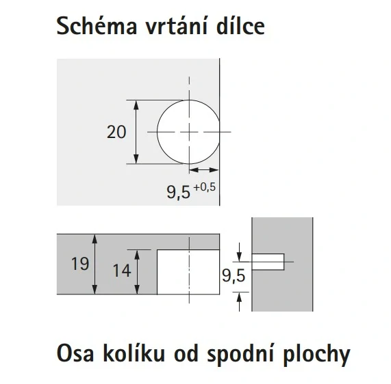 Excentrické spoj. kov VB 35 M /19