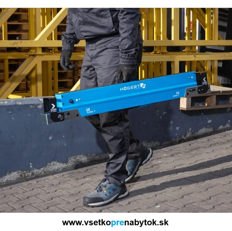 Dielenský stojan Högert, výška 61,5 - 82 cm