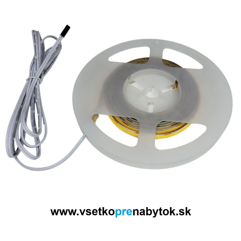 LED pás COB Xlight 12W/m, 12V, šírka 8 mm, návin 2,5 m