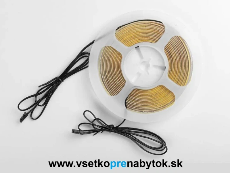 LED pás COB GTV 10W/m, 24V, šírka 8mm, návin 5 m