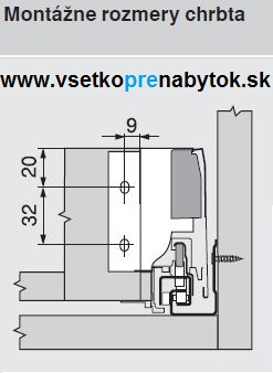 TANDEMBOX Antaro - držiak chrbta "M"