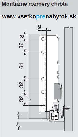 TANDEMBOX Antaro - držiak chrbta "D"