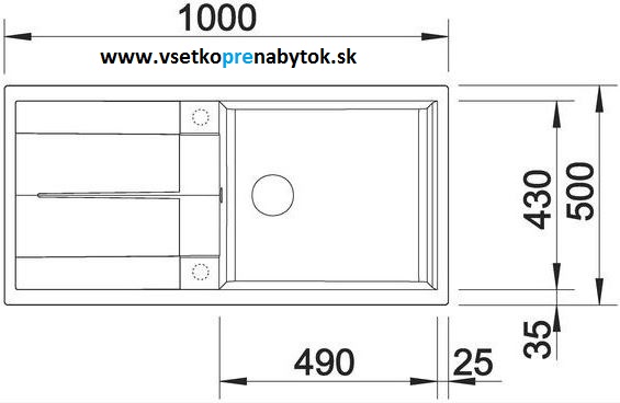 Silgranit drez METRA XL 6 S