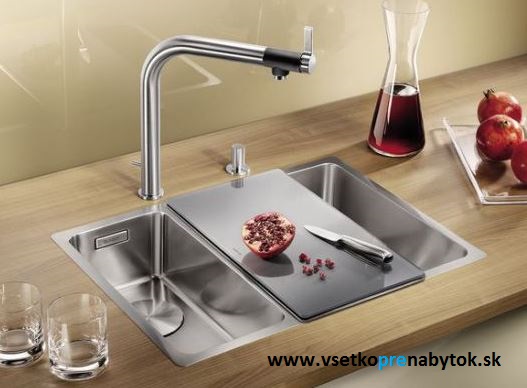 BLANCO doska ANDANO, SUBLINE sklo
