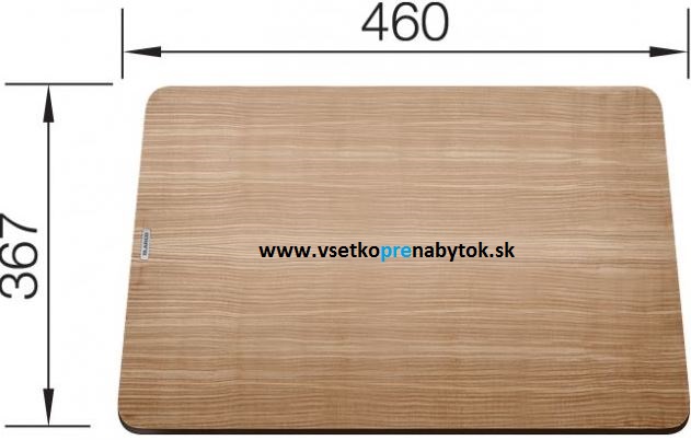 BLANCO doska drevo ZENAR XL 6 S