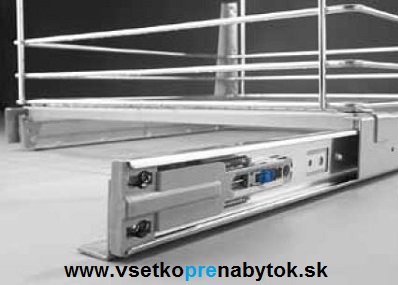 Kôš CARGO MINI Standart, 3x polica pre šírku skrinky 500 mm