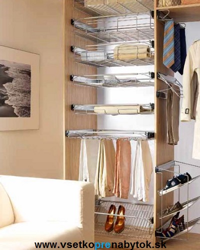 Výsuvný vešiak na nohavice - 375 mm